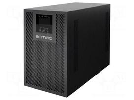 Power supply: UPS | 2kW | 2kVA | 208÷240V | 418x190x322mm | 9Ah | 6h
