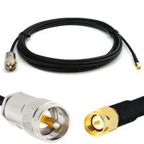 Rangeful SMA Male iki PL259 50cm UHF RG58/U koaksialinis kabelis RG58-SM-PL-0.5