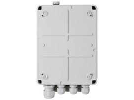 6-port S64H switch with power supply for 4 IP cameras in hermetic housing