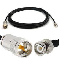 Rangeful BNC Male iki PL259 1m UHF RG58/U koaksialinis kabelis RG58-BNCM-PL-1
