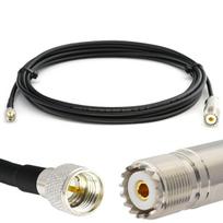 Rangeful Mini UHF Male iki SO239 UHF 12m RG58/U koaksialinis kabelis RG58-MUHFM-SO-12