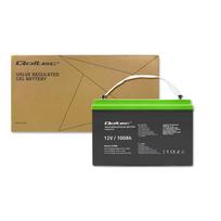 12 V 100 Ah akumuliatorius :: Gelio (GEL) :: 12 voltų, 100 ampervalandžių (Ah) :: Qoltec ®