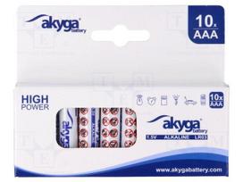 Battery: alkaline | AAA,R3 | 1.5V | non-rechargeable | 10pcs.