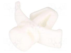 PCB distance | polyamide | L: 12.7mm | Mount.plate thick: 1.57mm