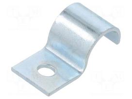 Screw mounted clamp | ØBundle : 9.5mm | Ømount.hole: 5.5mm