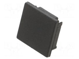 Cap for LED profiles | black | 20pcs | ABS | SMART16