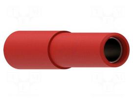 Adapter | 10A | 60V | 30VAC | red | Plating: nickel plated | 4mm