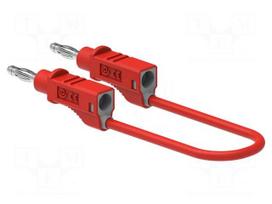 Test lead | 60VDC | 30VAC | 25A | banana plug 4mm,both sides | Len: 1m