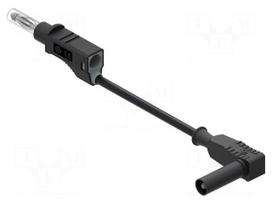 Test lead | 12A | banana plug 4mm,angular banana plug 4mm | Len: 1m