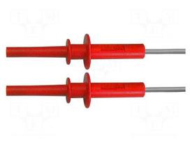 Test lead | 10A | banana plug 4mm,both sides | insulated | Len: 1m