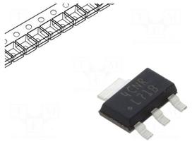 IC: voltage regulator | LDO,fixed | 5V | 0.5A | SOT223 | SMD | LM2937