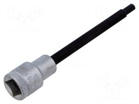Socket: hex key-bit | HEX 6mm | 1/2" | Chrom-vanadium steel | IN 19L