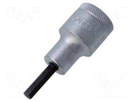 Socket: hex key-bit | HEX 5mm | 1/2" | Chrom-vanadium steel