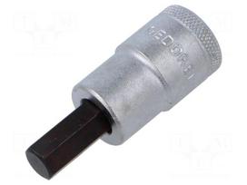 Socket: hex key-bit | HEX 10mm | 1/2" | Chrom-vanadium steel