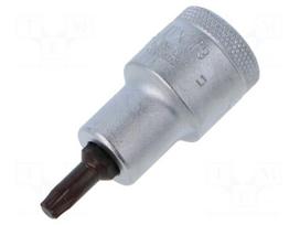 Socket: Torx®-bit | TX27 | 1/2" | 55mm | Chrom-vanadium steel | ITX 19