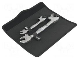 Wrench: flat-set | self-adjusting | double-sided,with ratchet