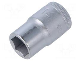Socket: 6-angles | socket spanner | 14mm | 1/2" | tool steel