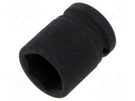Socket: 6-angles | socket spanner,impact | HEX 21mm | 1/2" | short