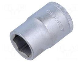Socket: 6-angles | socket spanner | 22mm | 3/4" | tool steel