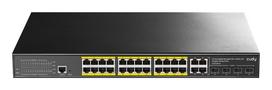 Cudy GS2028PS4 Managed L2 Gigabit Ethernet (10/100/1000) Power over Ethernet (PoE) 1U Black
