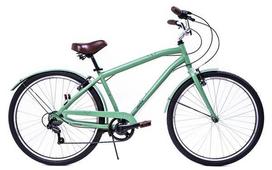 Huffy Sienna 27.5" Vintage Bicycle, Shimano 7-speed index, Green