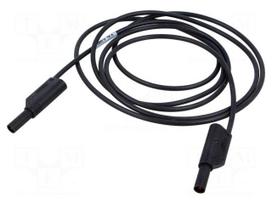 Test lead | 16A | banana plug with axial socket 4mm,both sides