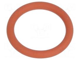 O-ring gasket | VMQ | Thk: 2mm | Øint: 43mm | PG36 | red | -60÷250°C