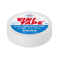 0.15×19 VINI-TAPEL izoliacinė lipni juosta | Ilgis 9 m | 0,13 mm × 19 mm | Balta