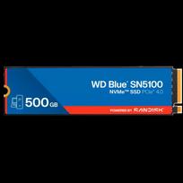 SSD POWERED BY SANDISK  Blue SN5100 500GB M.22280 PCIe Gen4x4 NVMe QLC 3D