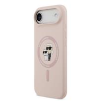 Karl Lagerfeld Liquid Silicone Karl and Choupette MagSafe Case for Apple iPhone 17 Air