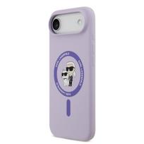 Karl Lagerfeld Liquid Silicone Karl and Choupette MagSafe Case for Apple iPhone 17 Air