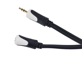 Garso sistemos ir priedai // Garso kabeliai su jungtimis // Kabel 3.5 wtyk stereo - 3.5 gniazdo stereo 1.8m Cabletech Basic Edition