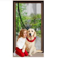 Latrat magnetinis durų tinklelis nuo uodų 90x205 cm, juodas