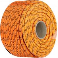 Dvigubo pynimo poliesterio virvė, 14 mm x 6100 cm, balta, didelio stiprumo