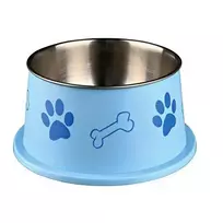 Trixie METALINIS DUBENIS SU PLASTIKINIU DANGA 0,9l 15 cm