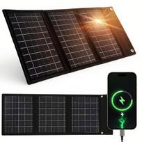Nešiojamas, sulankstomas, 20 W saulės kolektorius, 3-in-1