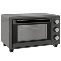 Mini orkaitė 21L, 1400W, 60 min laikmatis, 100-230 °C, nerūdijantis plienas, pilka