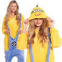 Moteriška Vientisa Pižama Kigurumi Kostiumas Minionas Geltonas 175-185 Cm Xl, XL