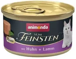 Animoda Kačių Maistas - ANIMONDA Vom Feinsten Mousse Vištiena ir Aviena 85g Be Gluteno