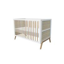 Vaikiška lova Marelia Multi-Evolutive Bed Rattan, 70 x 140 cm, balta