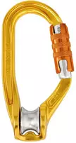 Petzl rollclip A triack lock karabinas su skriemuliu