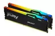 RAM KINGSTON 32GB 6000MT/S DDR5 CL30 DIMM (KIT OF 2) FURY BEAST RGB EXPO