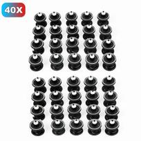 automobilio dalys junsun clips klips 40 vnt. durų apdailos fiksatoriai, tinka volkswagen golf, passat, polo, t5, caddy, touareg