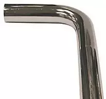 ADO Primeo kanalizacijos vamzdis - 32x220x740 mm, chromuotas kampinis