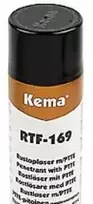 ITW KEMA rūdžių valiklis RTF-169 500 ml purškiklis su PTFE, skirtas įrankiams ir mašinoms, kompresoriams ir aušinimo sistemoms. Taip pat tinka spynoms.