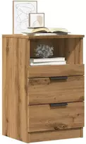 Bedside Cabinet 2 vnt. Artisano ąžuolo Medium Engineered Wood