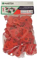 MARTEN PLYTELIŲ INKARAS 3MM RAUDONAS 100 VNT