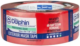 Blue Mėlyna Apsauginė dažymo juosta Mėlyna Dolphin Tapes - iki 60 dienų (Plastikinė, Raudona)