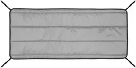 Aio Factory Dygsniuota putplasčio pagalvėlė 150x50 cm tamsiai pilka