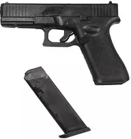 Glock 17 guminis pistoletas (maketas) su dėtuve